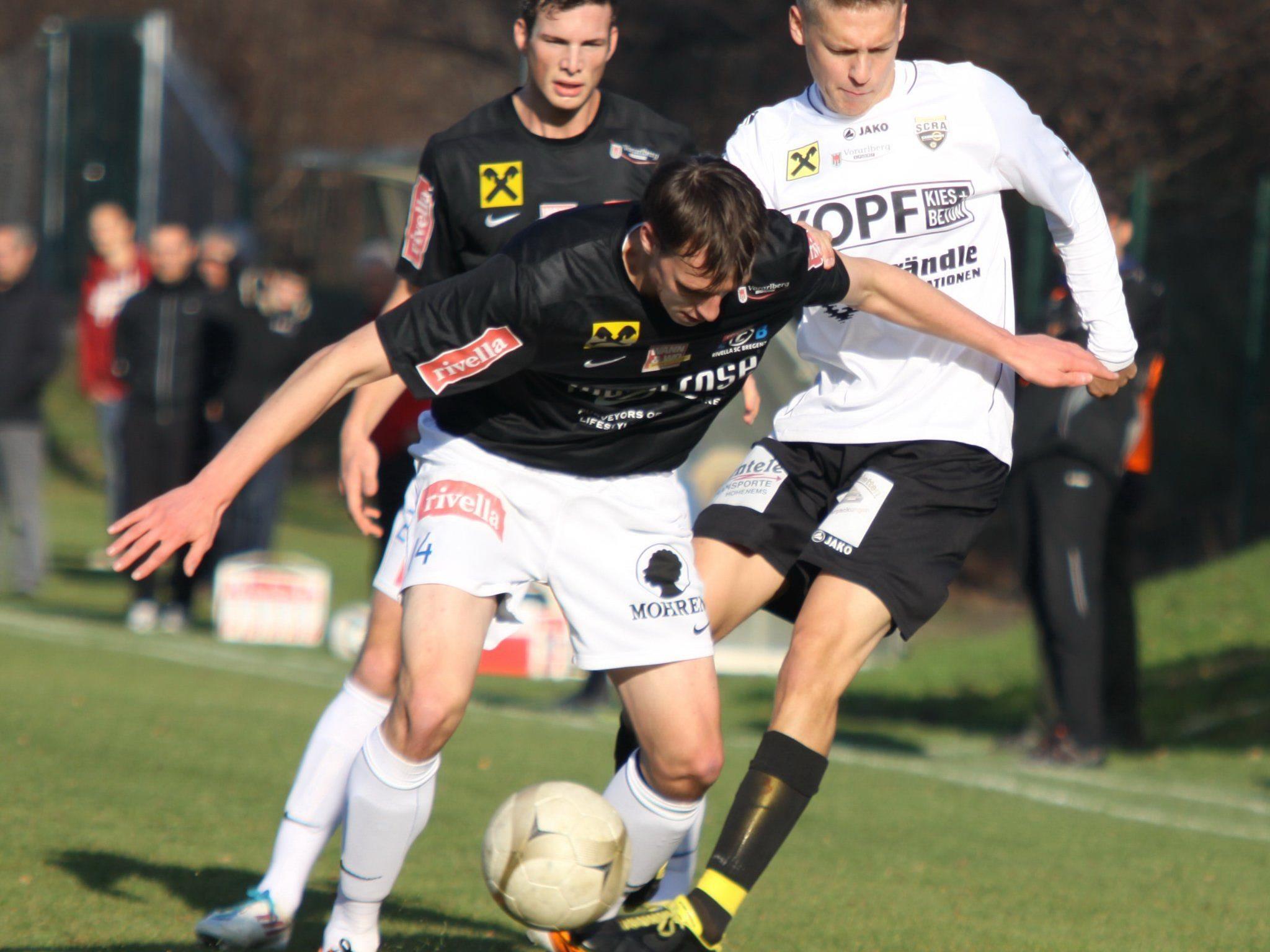 Mathias Einsle schoss das 1:0 für rivella SC Bregre