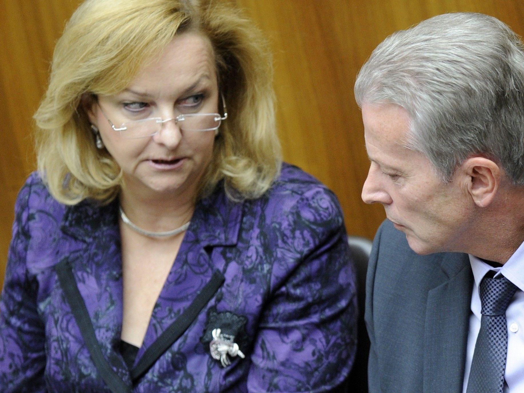 Maria Fekter und Reinhold Mitterlehner Maria Fekter und Reinhold Mitterlehner