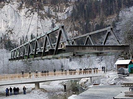 Die fertig gestellte Rechenbrücke erschließt einen wichtigen Zugang zum Wiener Hochquellwasser
