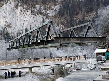 Die fertig gestellte Rechenbrücke erschließt einen wichtigen Zugang zum Wiener Hochquellwasser Die fertig gestellte Rechenbrücke erschließt einen wichtigen Zugang zum Wiener Hochquellwasser