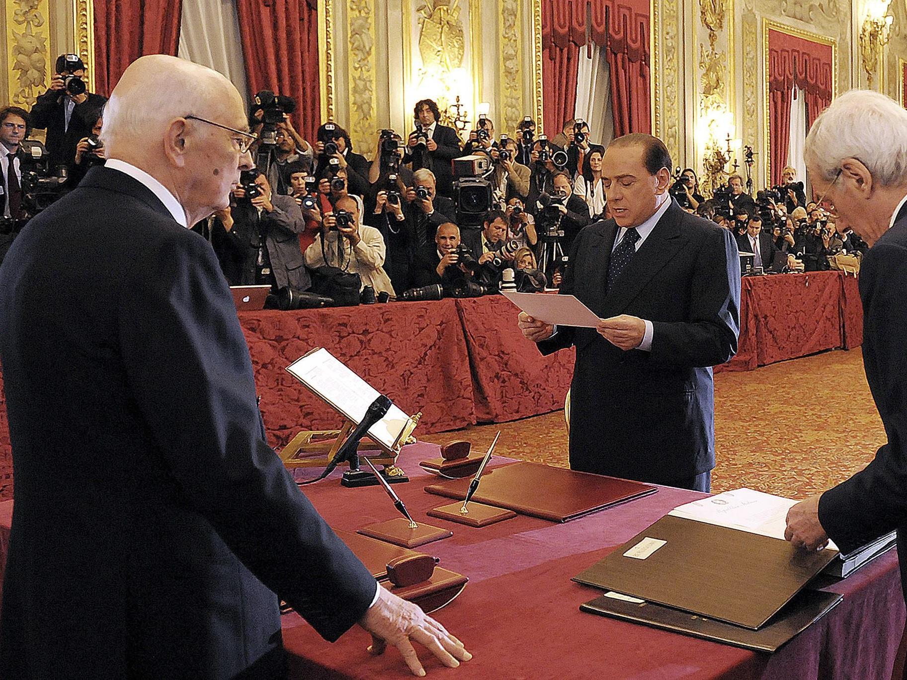 Napolitano: "Keine Gefahr eines politischen Vakuums in Italien".