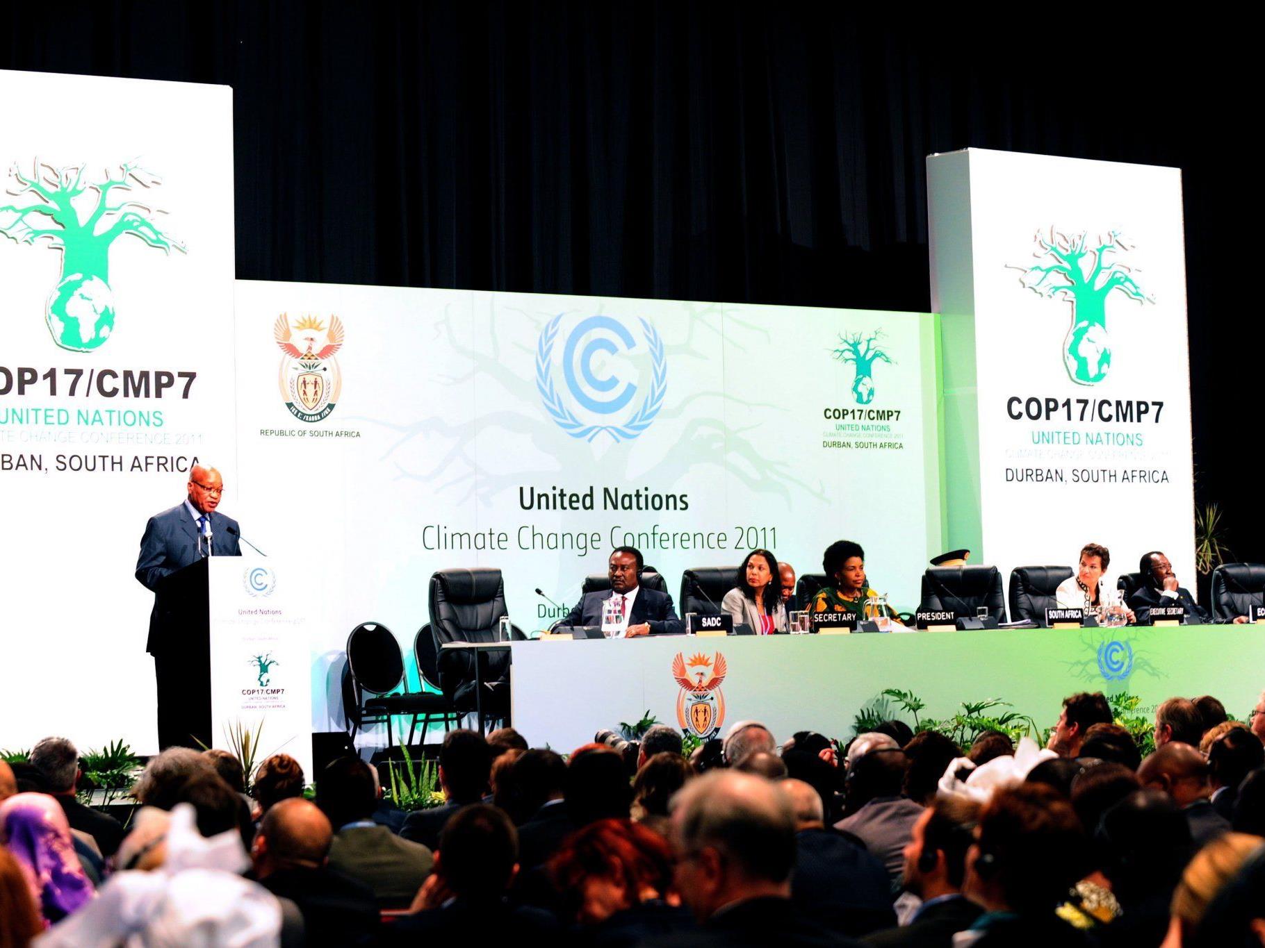 Südafrikas Präsident warnt vor dramatischen Klima-Folgen für Afrika.