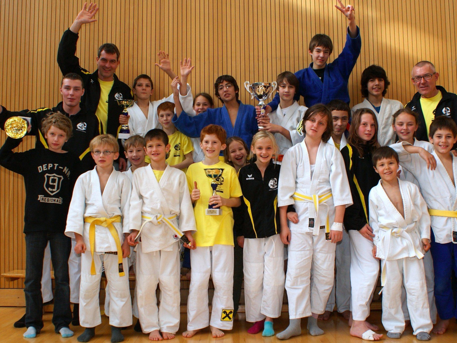 Die siegreiche Judo-Mannschaft aus Dornbirn Die siegreiche Judo-Mannschaft aus Dornbirn