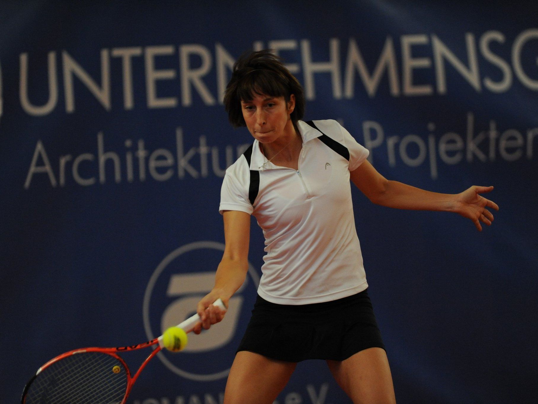 Yvonne Meusburger musste sich erst im Finale geschlagen geben Yvonne Meusburger musste sich erst im Finale geschlagen geben