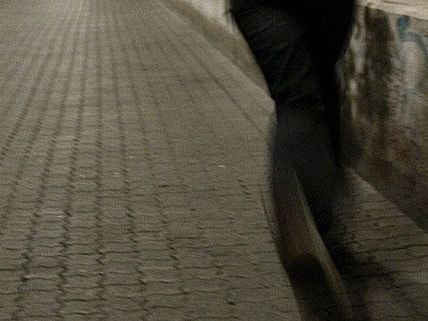 Der Dieb entriss seinem Opfer die Geldbörse und rannte fort Der Dieb entriss seinem Opfer die Geldbörse und rannte fort