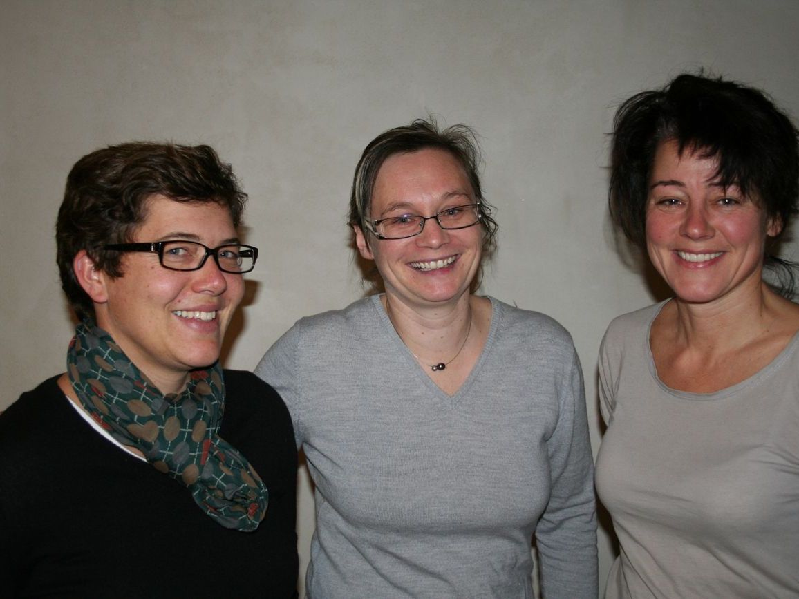 Birgit Drexel, Daniela Piazzi-Kasseroler und Barbara Gabriel-Tomaselli.