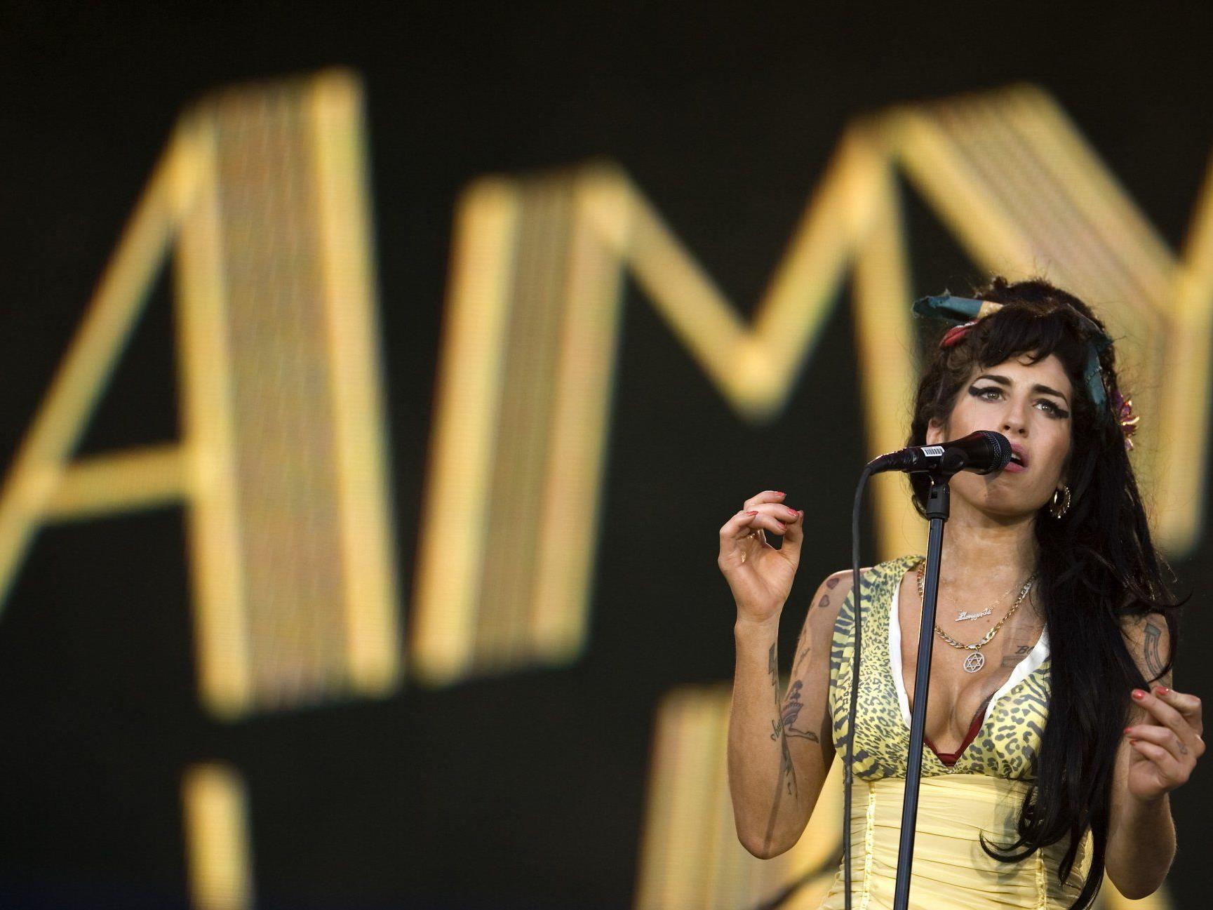 Winehouse beim "Rock in Rio" Festival in Madrid