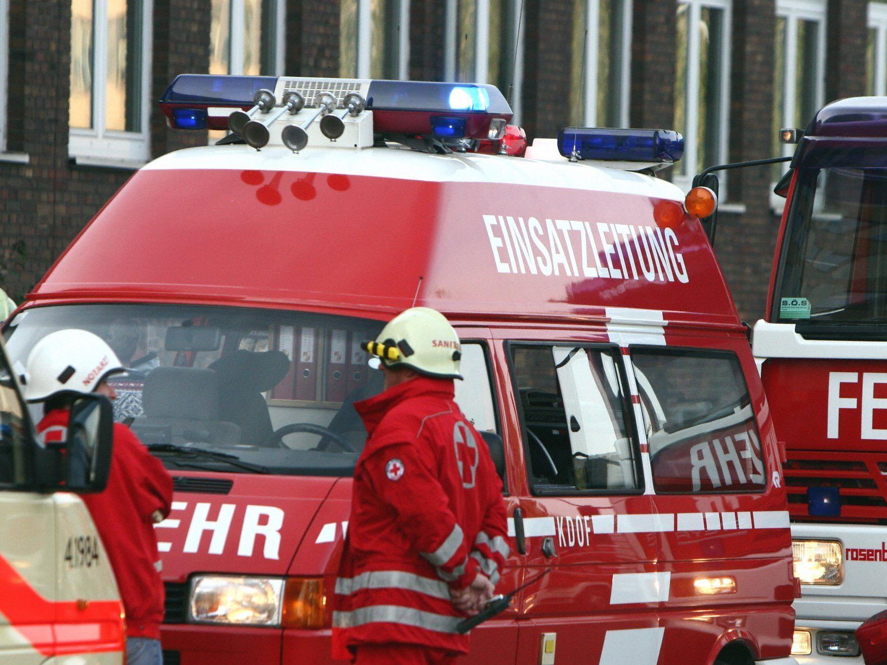 Die Feuerwehr St. Johann stand mit 34 Kräften im Einsatz.