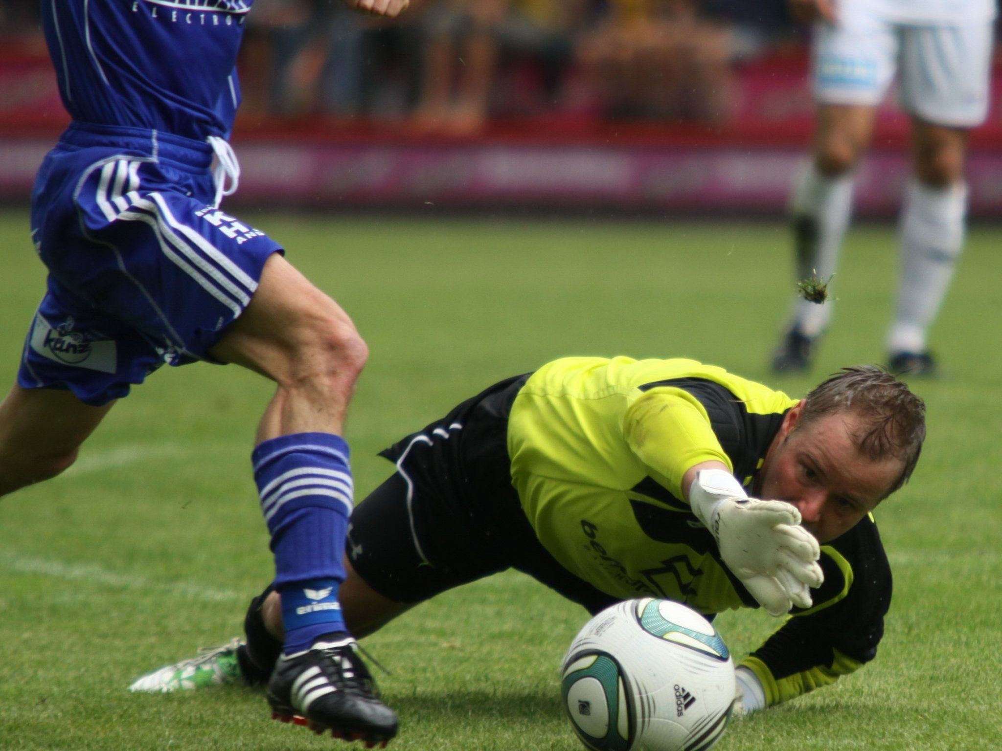 Egg-Goalie Fabian Fetz ist vier Heimspiele ohne Gegentor. Egg-Goalie Fabian Fetz ist vier Heimspiele ohne Gegentor.
