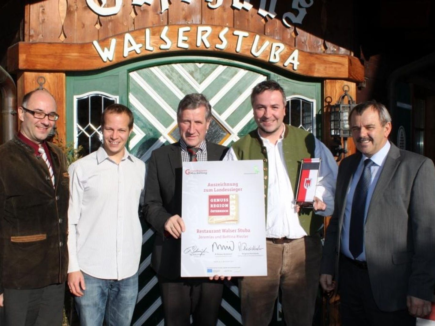 Die "Walser Stuba" von Bettina und Jeremias Riezler überzeugte mit Regionalität Die "Walser Stuba" von Bettina und Jeremias Riezler überzeugte mit Regionalität