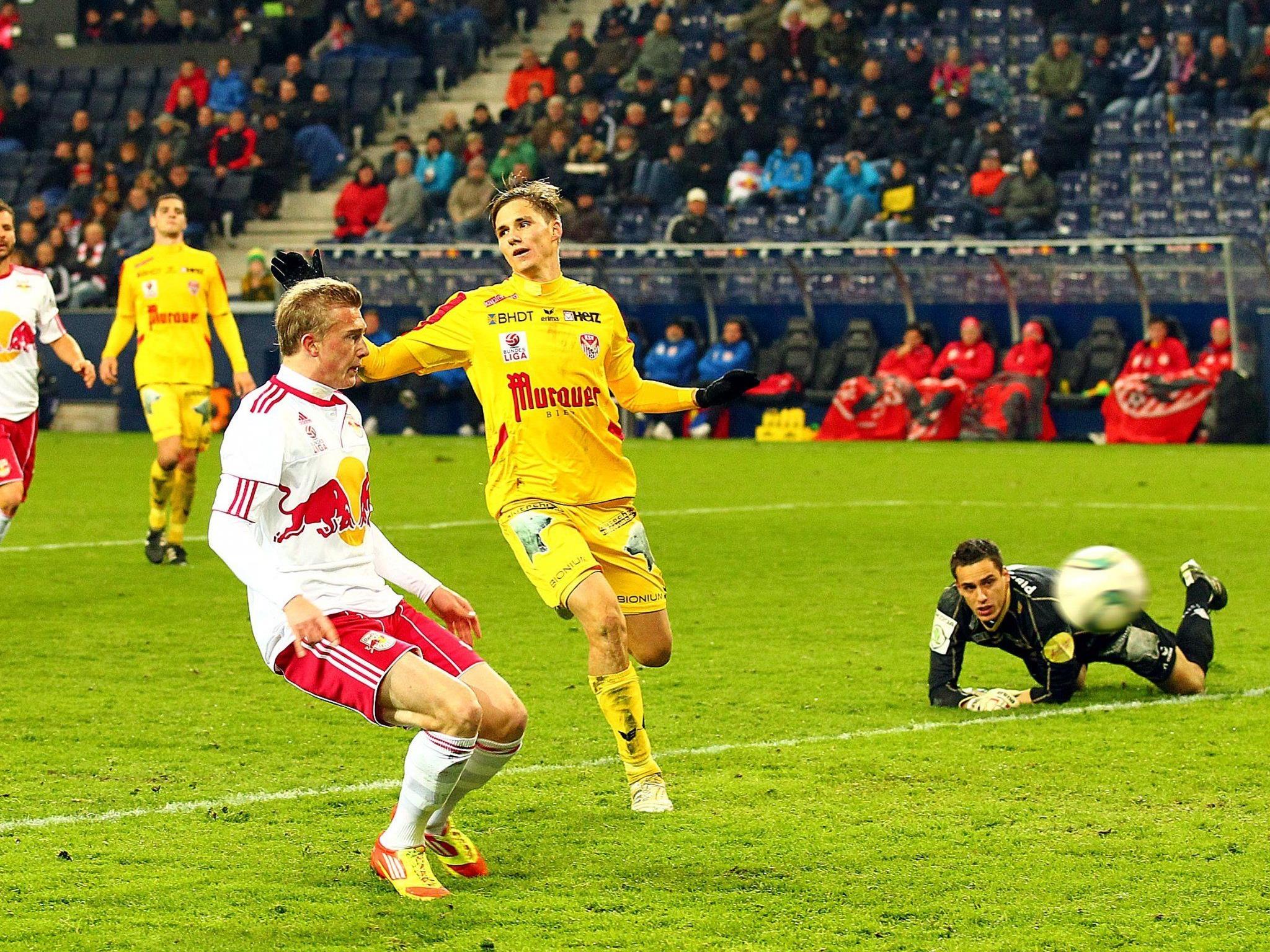 Red Bull Salzburg fertigte den Kapfenberger SV mit 6:0 ab.