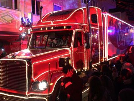 Coca-Cola Weihnachtstruck besucht Niederösterreich