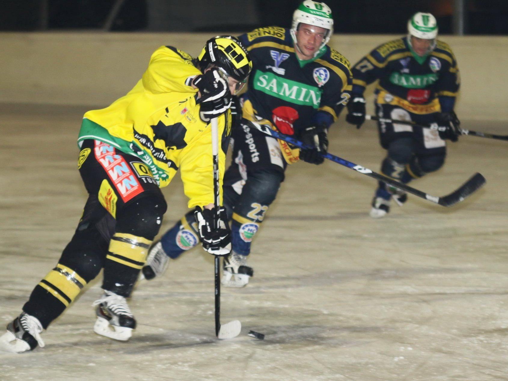 Sieg und Niederlage für die zweite Mannschaft des EHC Lustenau.