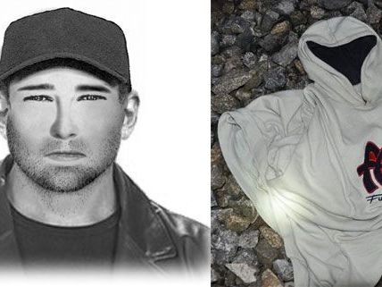 Phantombild des Täters aus Mistelbach / Gefundenes Kleidungsstück Phantombild des Täters aus Mistelbach / Gefundenes Kleidungsstück