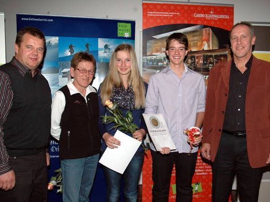 Vize Hörmann, Christiane Geiger, Katharina Wohlgenannt, Tobias Meusburger und Präsident Zintl Vize Hörmann, Christiane Geiger, Katharina Wohlgenannt, Tobias Meusburger und Präsident Zintl