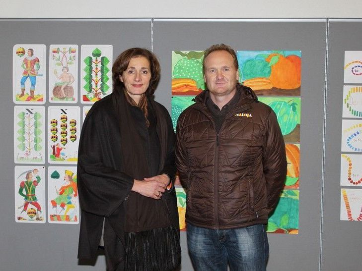LTP Bernadette Mennel und Bgm. Guido Flatz. LTP Bernadette Mennel und Bgm. Guido Flatz.