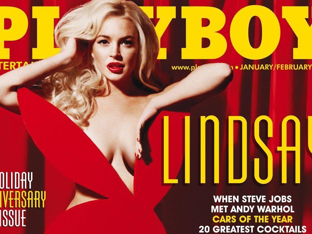 Lindsay Lohan kürt das neue Playboy-Cover