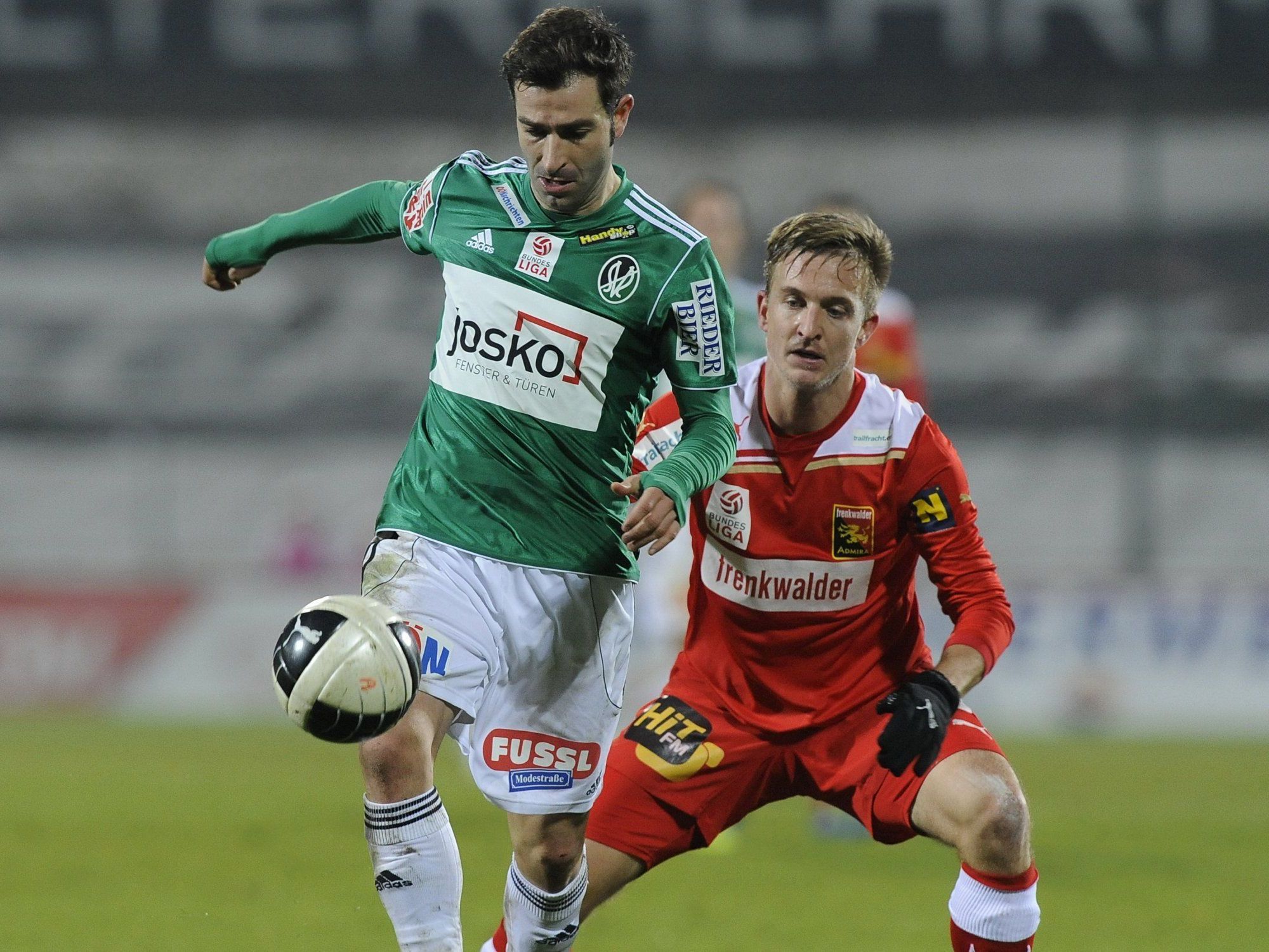 Unentschieden zwischen Ried und Admira Unentschieden zwischen Ried und Admira