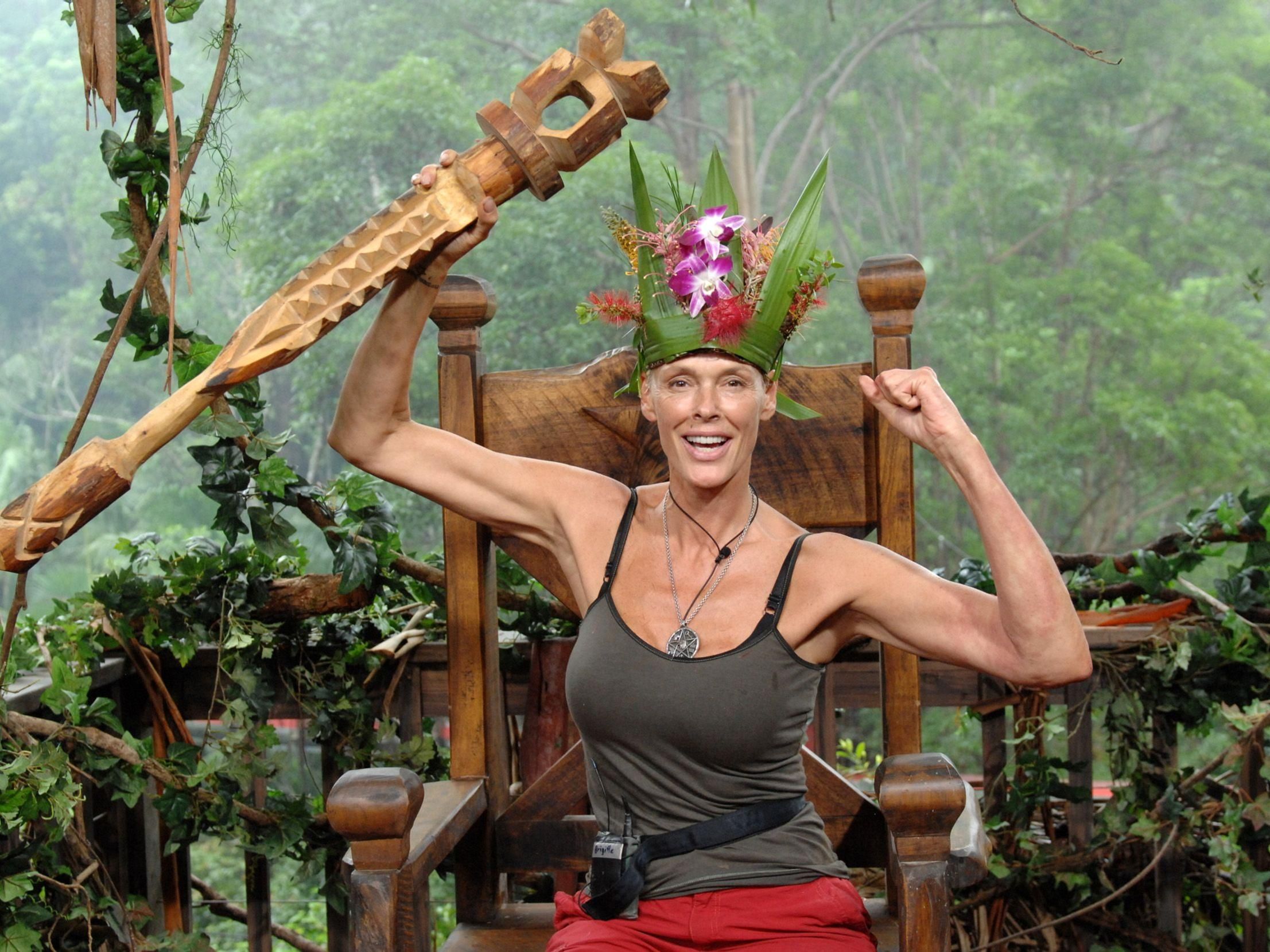 Brigitte Nielsen ist die neue Dschungelkönigin. Brigitte Nielsen ist die neue Dschungelkönigin.