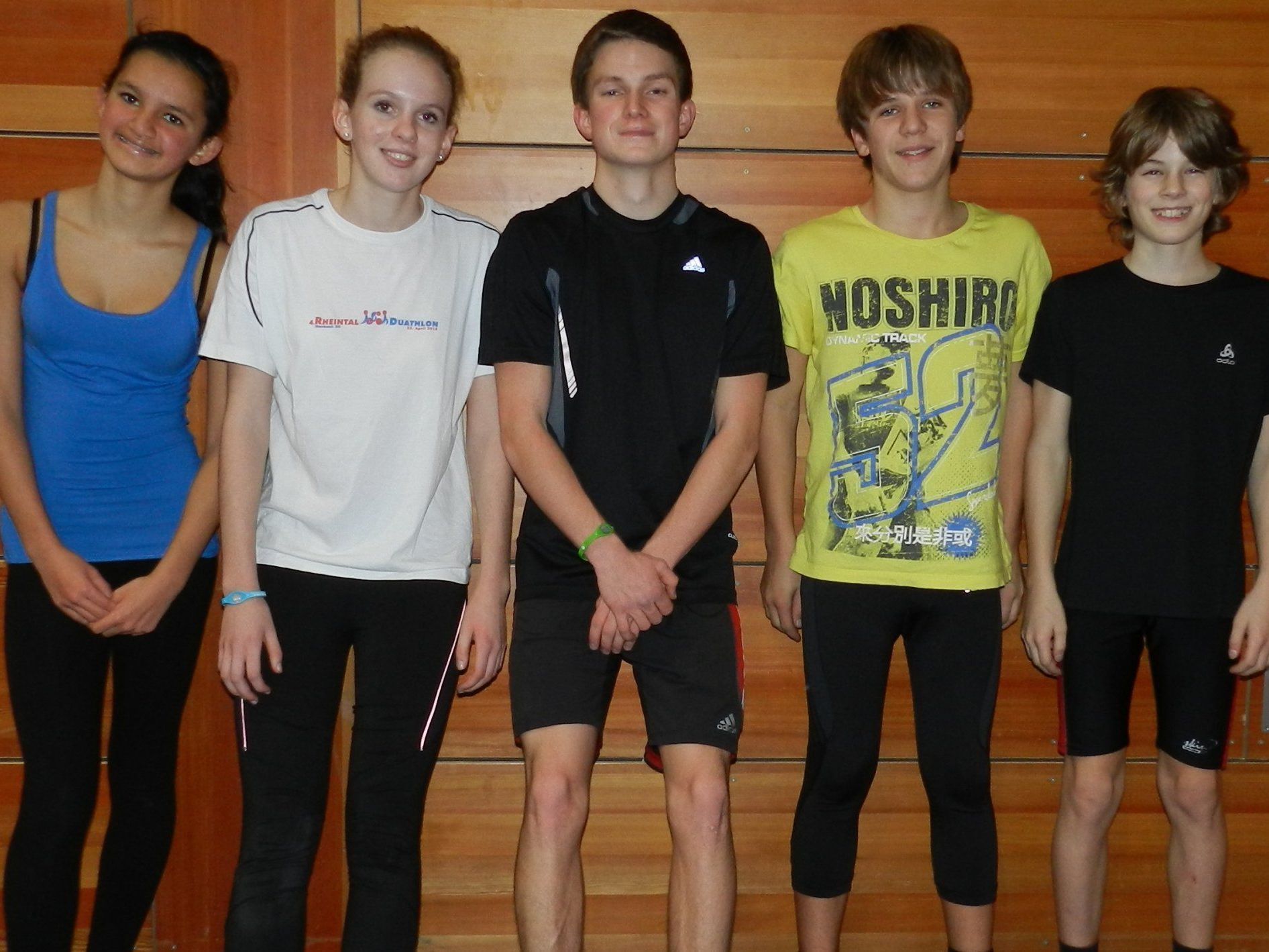 v.l. Jenny Kidd, Anna Schattauer, Martin Peter, Kevin Wachter und Martin Sieber v.l. Jenny Kidd, Anna Schattauer, Martin Peter, Kevin Wachter und Martin Sieber