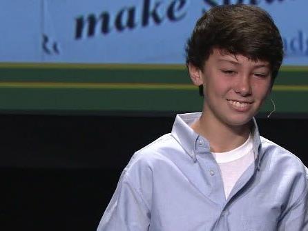 Der 14-jährige Aidan Dwyer ist auf der Weltbühne angekommen.