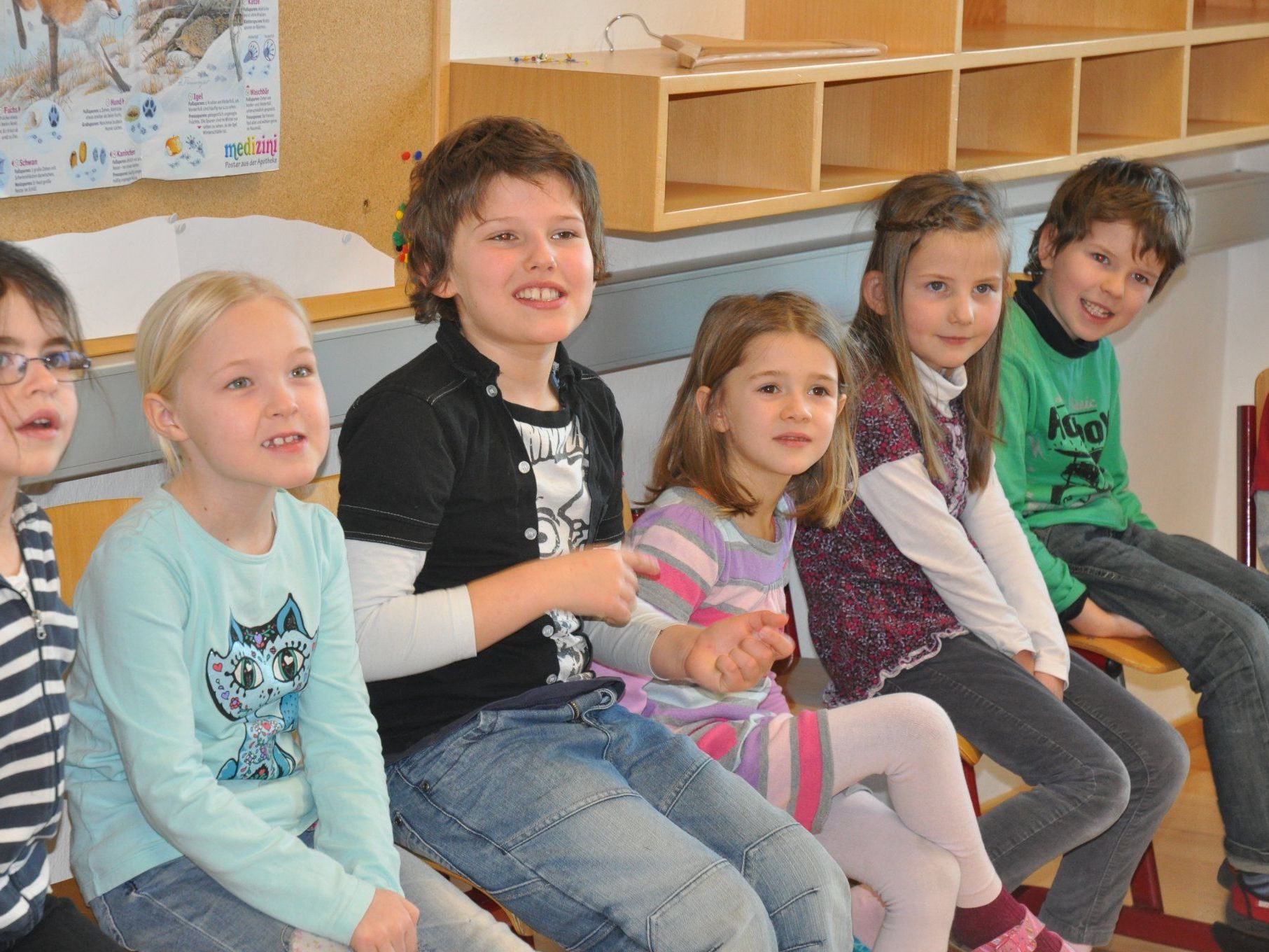 Die Kids sind vom Projekt begeistert und arbeiten gut mit. Die Kids sind vom Projekt begeistert und arbeiten gut mit.