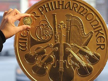 Die größte Geldmünze Europas "Big Phil" ist derzeit in Wien zu Besuch