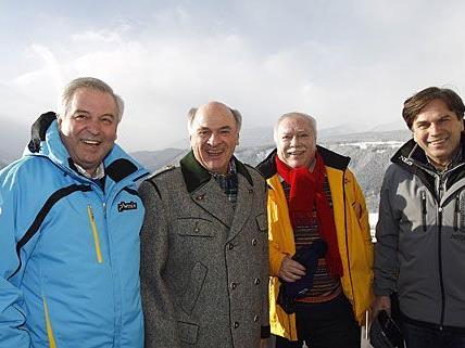 Hermann Schützenhöfer, Erwin Pröll, Michael Häupl und Franz Voves beim inoffiziellen LH-Gipfel