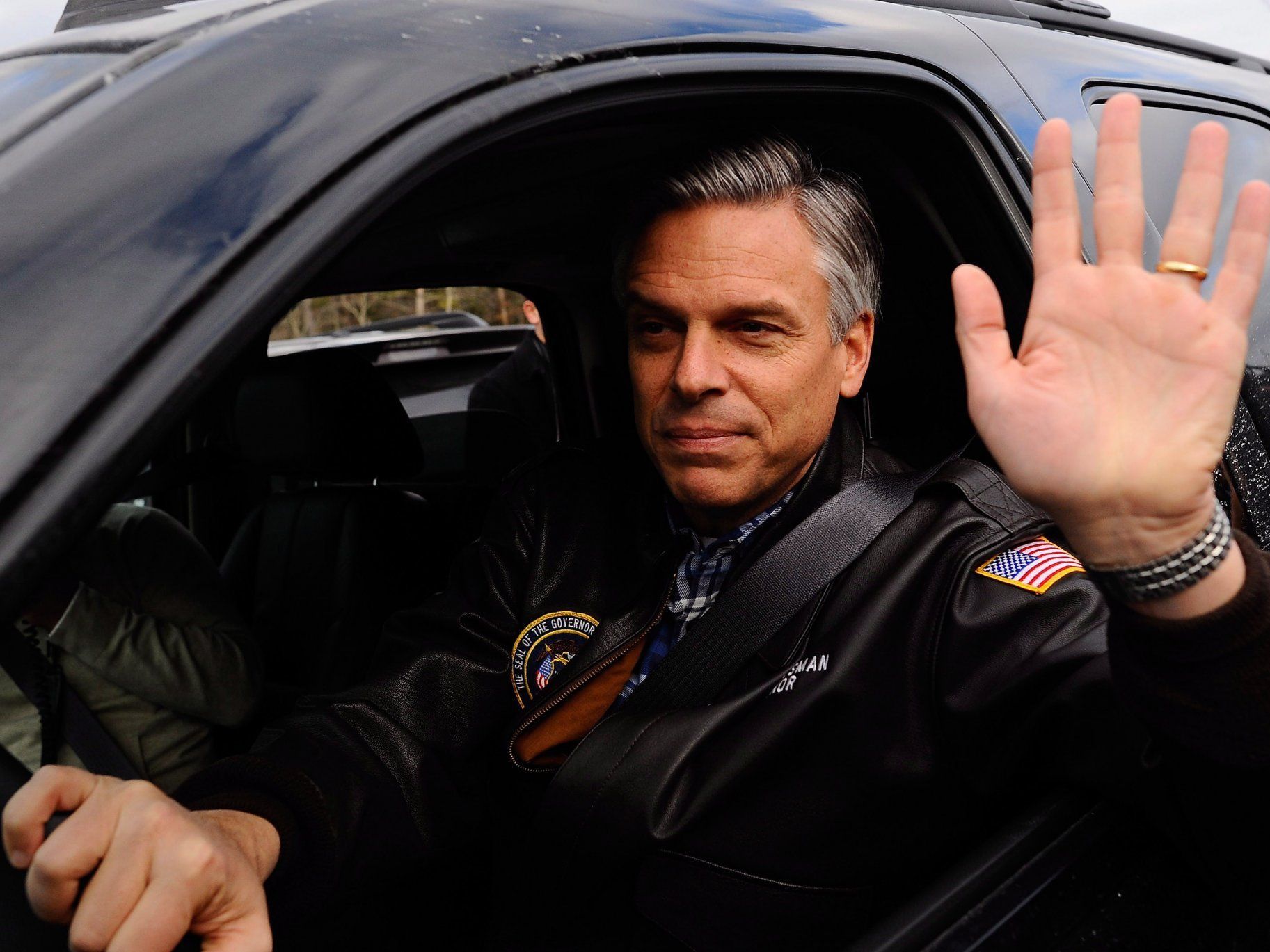 Gibt w.o.: Der Republikaner und Präsdentschaftskandidat Jon Huntsman. Gibt w.o.: Der Republikaner und Präsdentschaftskandidat Jon Huntsman.