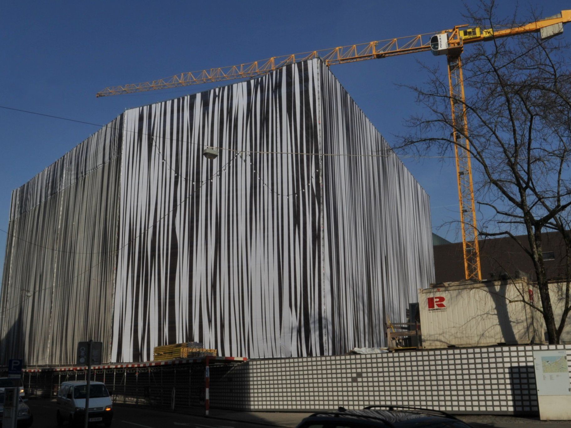 Zweiter Teil des Kunst und Bau-Projekts "Baunetz" vorgestellt. Zweiter Teil des Kunst und Bau-Projekts "Baunetz" vorgestellt.