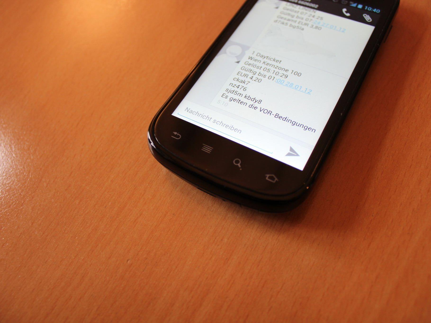 650.000 Mal über den virtuellen Ladentisch gegangen: Das SMS-Ticket der Wiener Linien