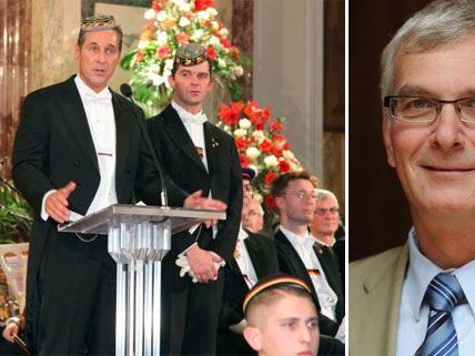 Aufregung nach dem WKR-Ball und Elmar Podgorschek (links) und Straches Aussagen. Aufregung nach dem WKR-Ball und Elmar Podgorschek (links) und Straches Aussagen.