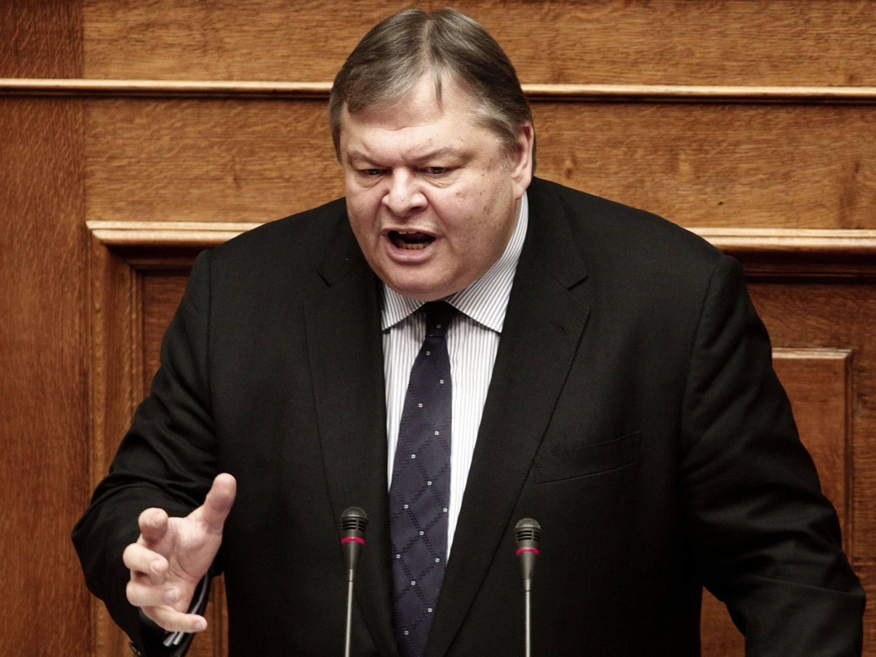 Der griechische Finanzminister Evangelos Venizelos.