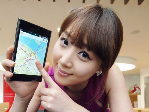 Halb Tablet, halb Smartphone: LG präsentierte sein Tabletphone Optimus Vu. Halb Tablet, halb Smartphone: LG präsentierte sein Tabletphone Optimus Vu.