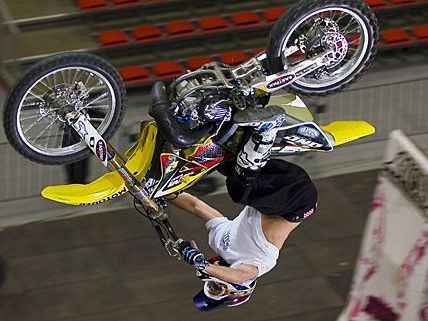 Spektakuläre Stunts wie diese gibt es bei "Masters of Dirt" in der Wiener Stadthalle zu erleben