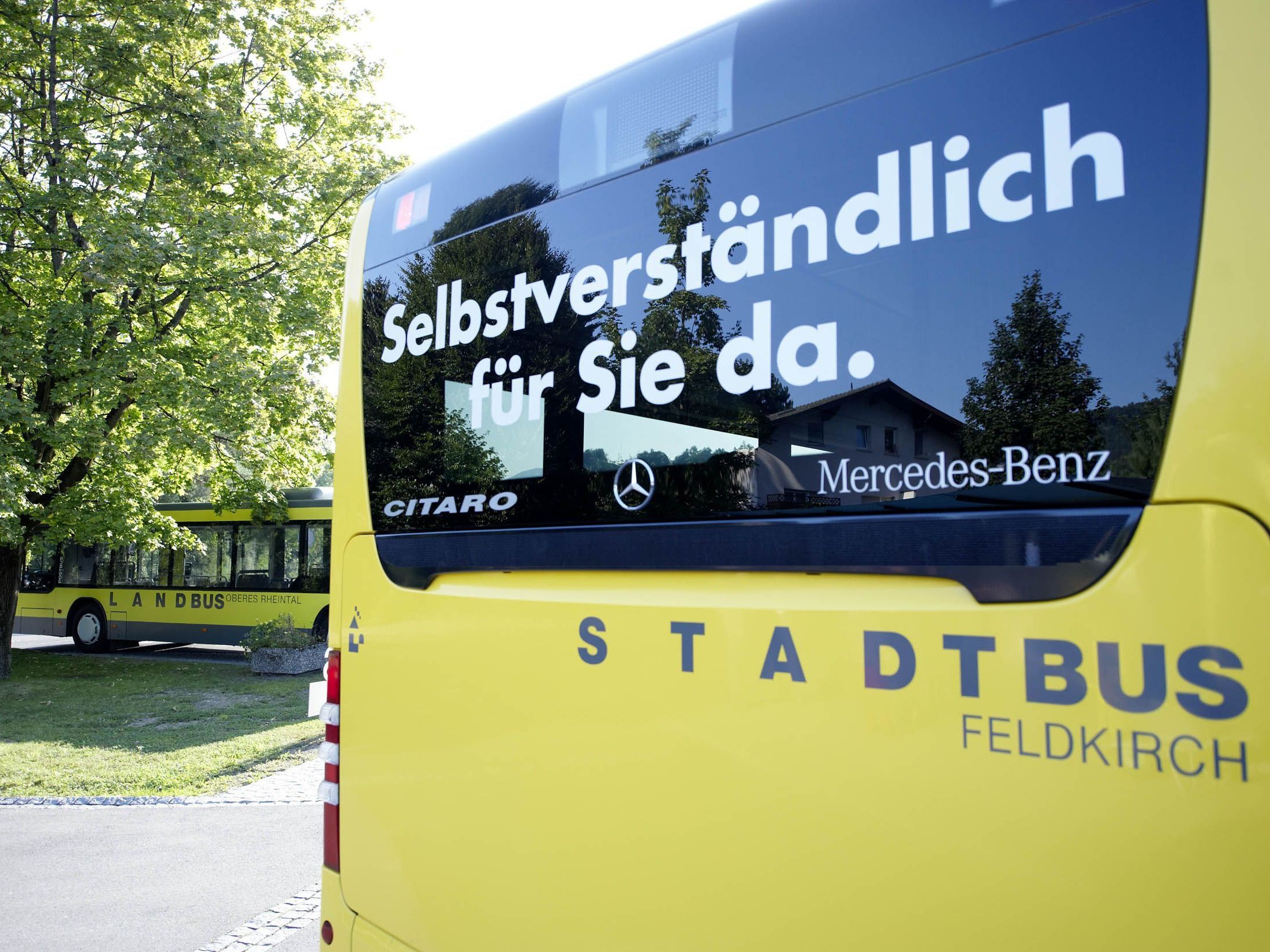 Stadt und Landbus sind der ideale Zubringer zum größten Faschingsumzug des Landes in Feldkirch. Stadt und Landbus sind der ideale Zubringer zum größten Faschingsumzug des Landes in Feldkirch.