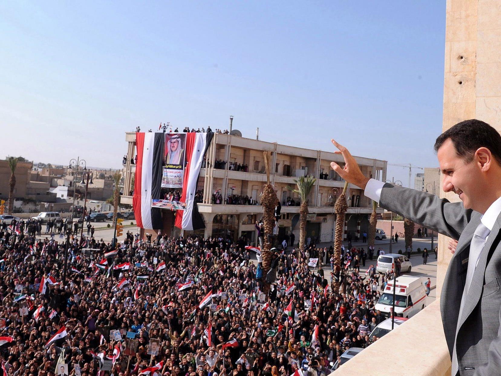 Syrien: Präsident Bashar al-Assad geht mit Gewalt gegen Aufstand vor.