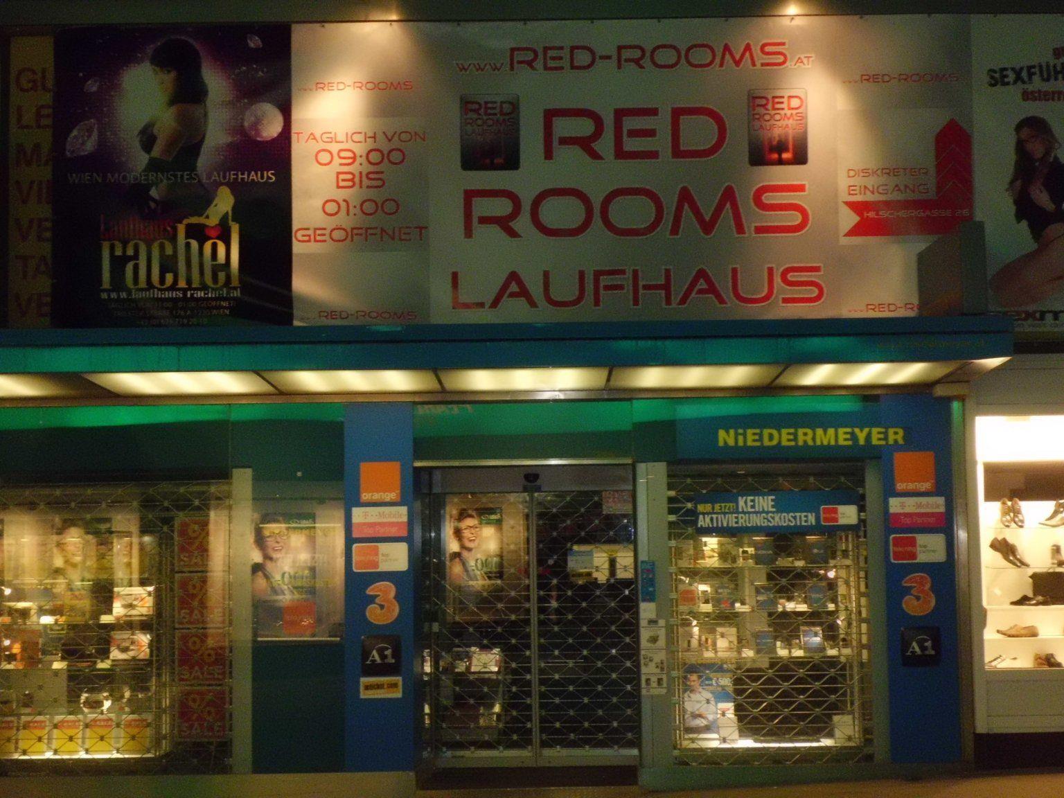 Das Laufhaus "Red Rooms" in Wien-Meidling beherbergt während der Kältewelle Obdachlose.