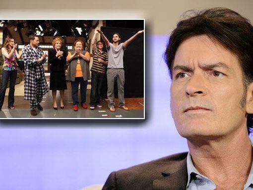 Charlie Sheen lästert über "Two And A Half Men". Charlie Sheen lästert über "Two And A Half Men".