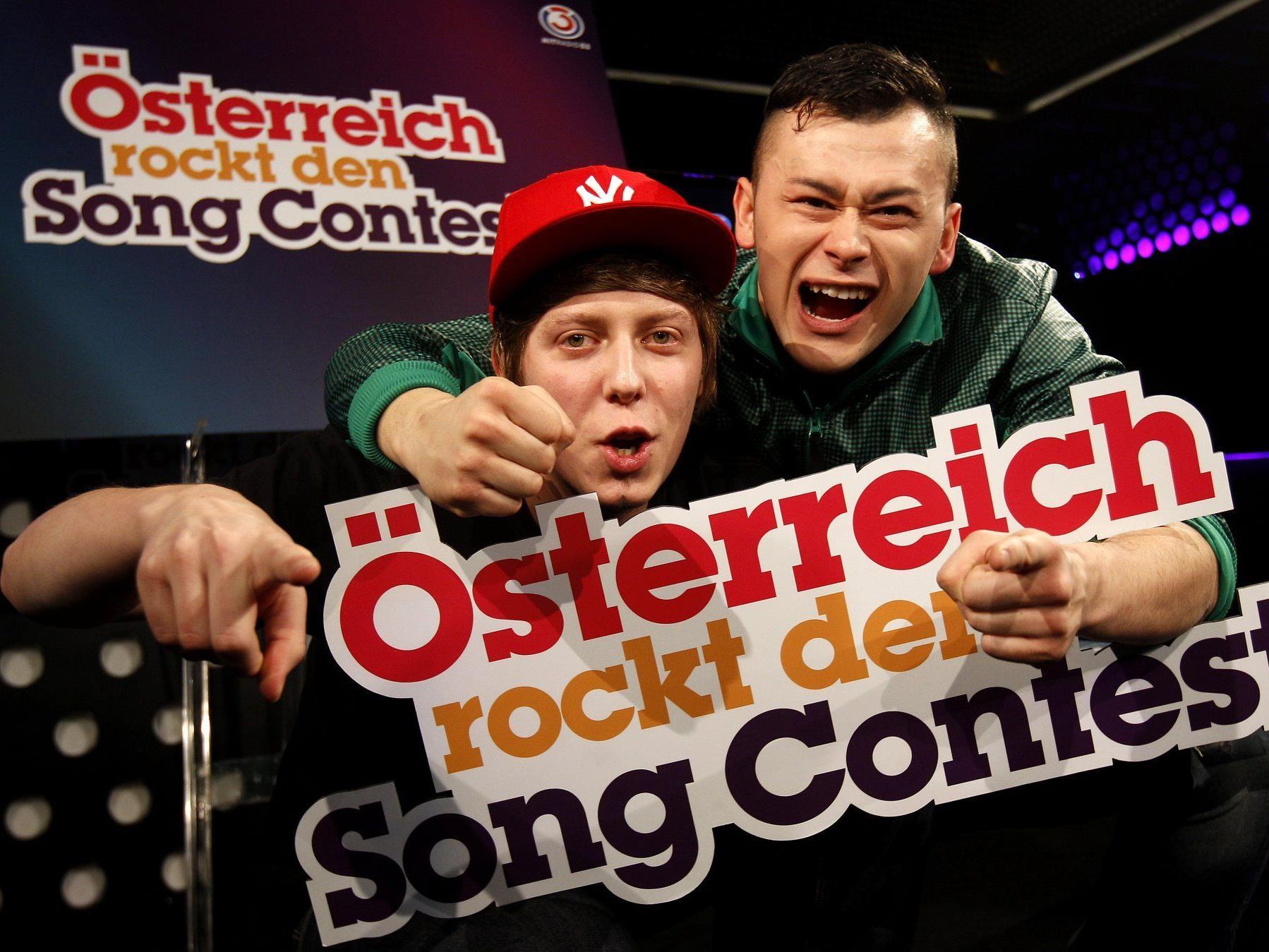 Song Contest 2012: Trackshittaz vertreten Österreich.
