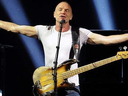 Mit 60 noch immer verdammt gut in Schuss: Sting. Mit 60 noch immer verdammt gut in Schuss: Sting.