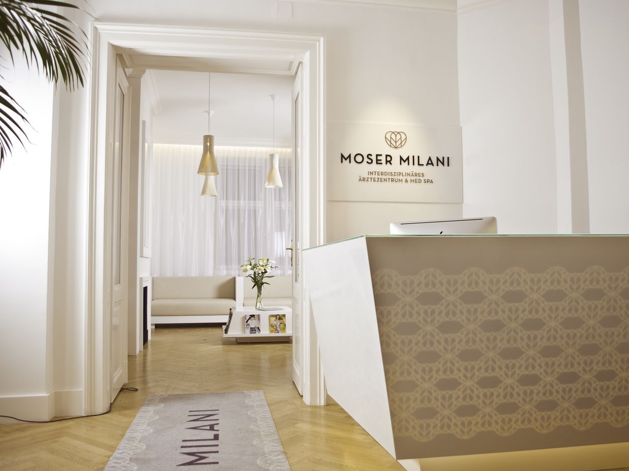 Am 13. März eröffnet das Moser Milani Medspa im ersten Bezirk. Am 13. März eröffnet das Moser Milani Medspa im ersten Bezirk.