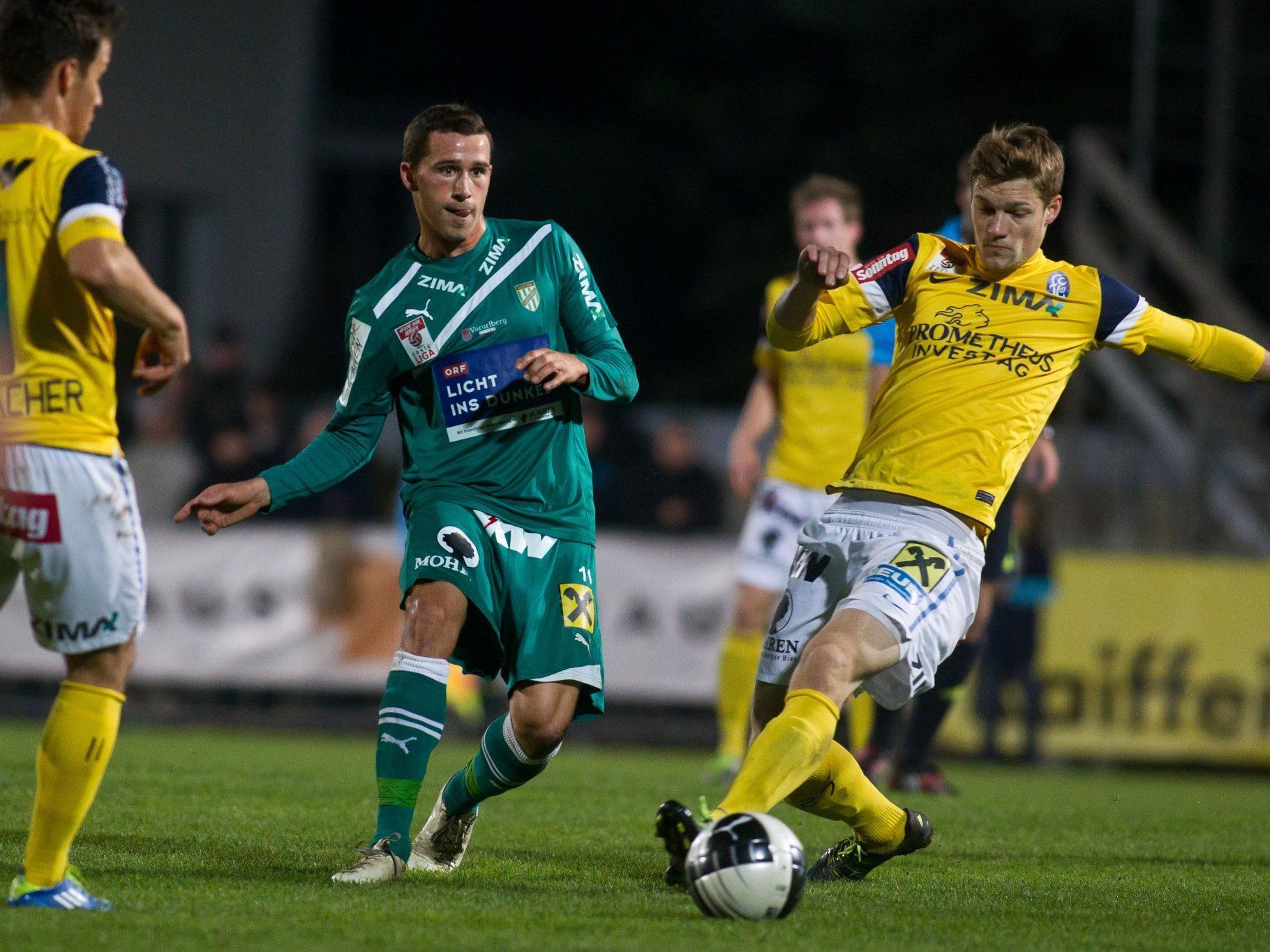 Derby-Infight im Reichshofstadion. Derby-Infight im Reichshofstadion.