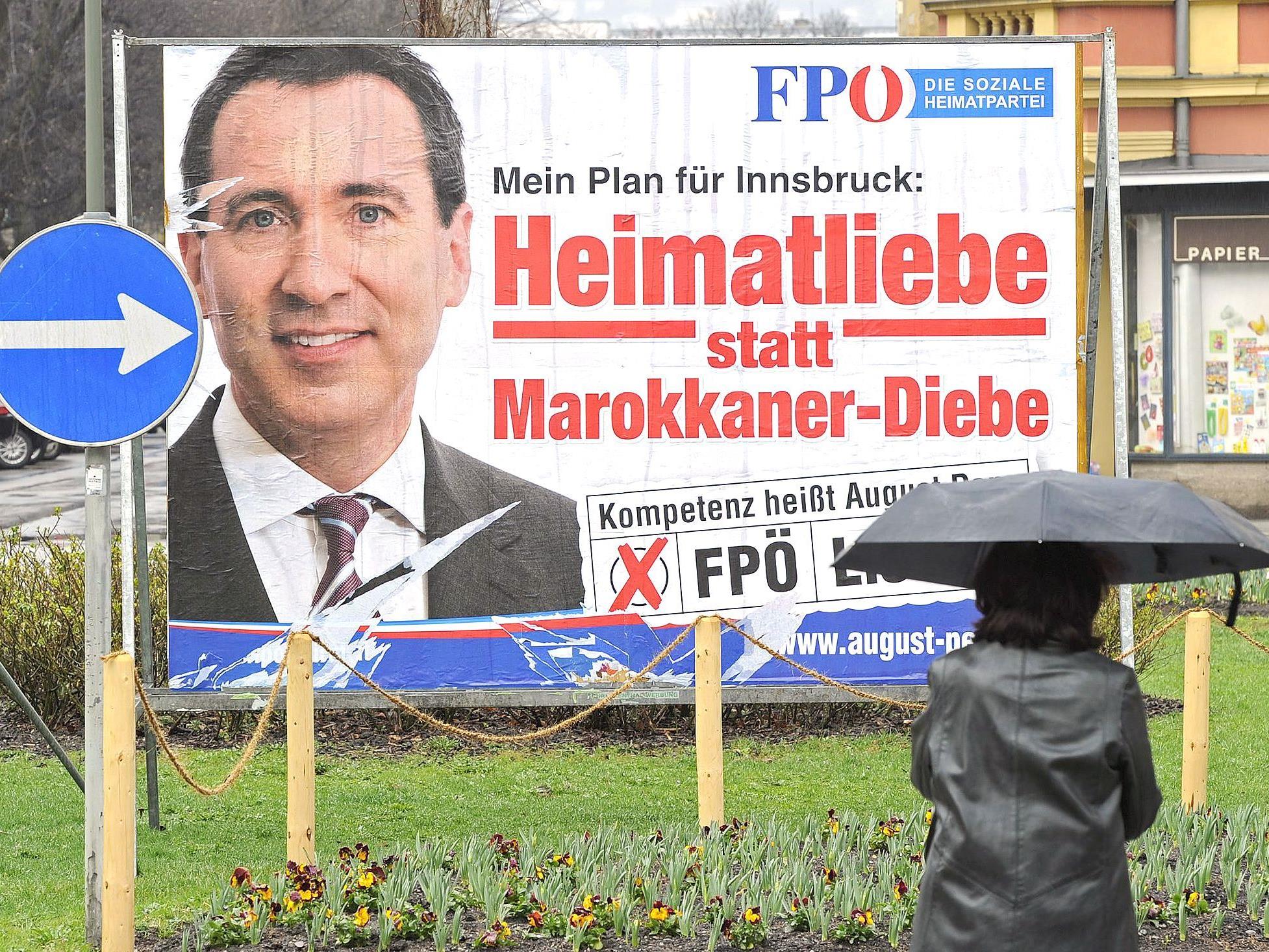 Die FPÖ reimt wieder auf ihren Wahlplakaten.