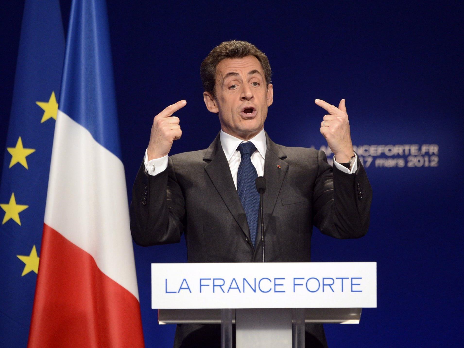 Sarkozy muss sich gegen neun Mitbewerber durchsetzen.