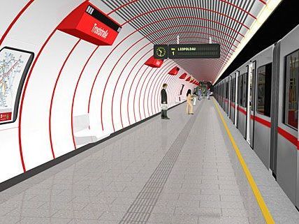 So soll die neue U1-Station Troststraße aussehen So soll die neue U1-Station Troststraße aussehen