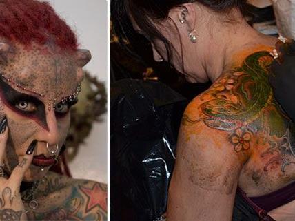Bei der diesjährigen Wildstyle & Tattoo Messe ist auch die "Mexican Vampire Woman" zu Gast