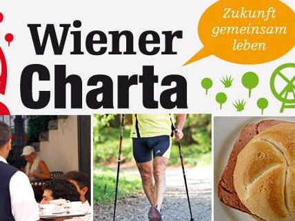 Ein paar der bisher eingereichten Wiener Charta-Wünsche: Freundliche Kellner, leise Nordic Walking-Stöcke und Leberkässemmeln nur außerhalb der Öffis
