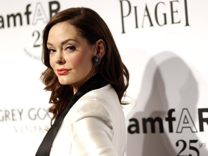 "Charmed"-Hexe Rose McGowan beehrt den Orange Filmball Vienna.