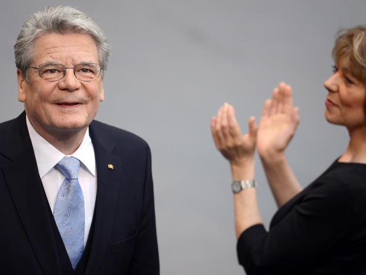 Mit Nachdruck plädierte Gauck dafür, am "Ja zu Europa" festzuhalten.